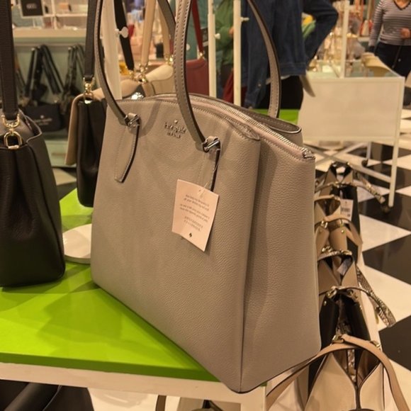 Kate Spade Monet Large Compartment Tote Nimbus Grey - Picture 6 of 16